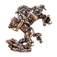 thumbnail image 3 of Figura de caballo de latón, adorno de mesa, colección mini, diseño vintage, decorativa Estilo B, 3 of 8