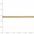 thumbnail image 5 of 14K Yellow Gold chain Franco Concave Diamond-cut 20 in 2.45 mm, 5 of 5