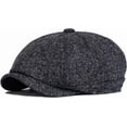 thumbnail image 3 of CoCopeaunts Spring Autumn Newsboy Caps for Men Fashion Octagonal Hat Flat Cap Women British Style Berets Vintage Painter Hat, 3 of 8
