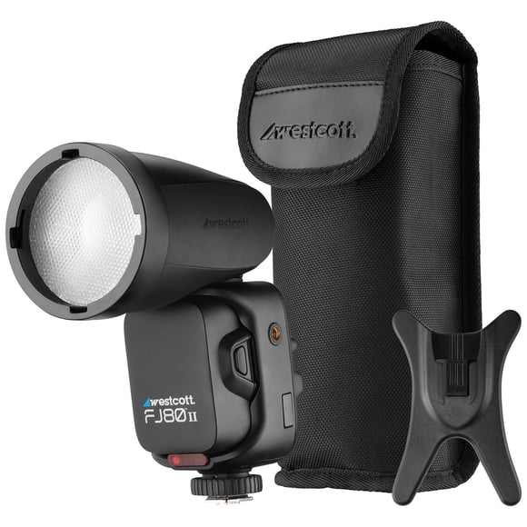 Cámara Flash Westcott FJ80 II con pantalla táctil TTL, 80 W, manual