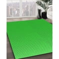 thumbnail image 3 of Ahgly Company Machine Washable Indoor Rectangle Transitional Lime Green Area Rugs, 5' x 7', 3 of 7