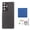 Black, variant on Yajisi Back Glass Cover Replacement With Pre Installed Camera Lens and Tape Parts for Galaxy S21 Ultra Black, 7.87 inches / 20 cm