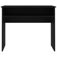 thumbnail image 2 of vidaXL Desk Black 90x50x74 cm Engineered Wood, 2 of 4