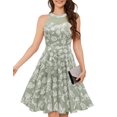 thumbnail image 1 of Vestido Bbonlinedress Summer Floral Green para mujer 3XL, 1 of 6