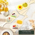 thumbnail image 2 of HEVIRGO Chopping Board Food Grade High Durability Wood All-Purpose Meat Paddle Shaped DIY Cutting Board Kitchen Tools, 2 of 10
