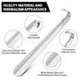 thumbnail image 5 of SUWU Stainless Steel Shoehorn with Long Handle, 6.3/11.81/16.54 Inches, Metal Shoe Horn for Seniors (Silver), 5 of 7