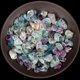 thumbnail image 3 of Piedras de grava naturales irregulares, fluorita verde, amatistas, cuentas de granate para hacer joyas, pulseras, collares y accesorios, 3 of 5
