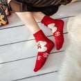thumbnail image 6 of Gcvizuso Christmas Stockings, Christmas Stocking, Santa, Snowman, Reindeer, Xmas Character Plush With Faux Furs Cuff Christmas Decorations And Party Accessory,Winter Thickened Warm Socks, 6 of 8