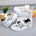 thumbnail image 3 of Chaussures Blanches pour Filles Espadrilles Mode Décontractée pour Enfants Espadrilles Basses Confortables Chaussures de Course pour Garçons, 3 of 5