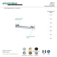 thumbnail image 2 of Kingston Brass Claremont 12" Decorative Grab Bar, 2 of 2
