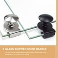 thumbnail image 3 of Glass Sliding Door Clamp Clip Pull Handle Knob for 5-8mm Showcase Cabinet Drawer, 3 of 4