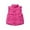 Hot Pink, variant on REDARER Girls Lace Shoulder Puffer Vest, Sleeveless Down Jacket for Baby, Pure Color Winter Outwear,Size:5-6 Years