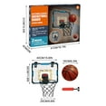 thumbnail image 3 of Over-the-Door Basketball Hoop With LED Lighting Foldable Scoring Punching Wall Mounted Basketball Hoop, 3 of 9