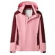 thumbnail image 1 of Chaquetas y abrigos casuales con capucha de manga larga para mujer, chaqueta deportiva para exteriores, resistente al viento, cálida, extraíble, para montañismo, chaqueta fina, abrigo de poliéster par, 1 of 3