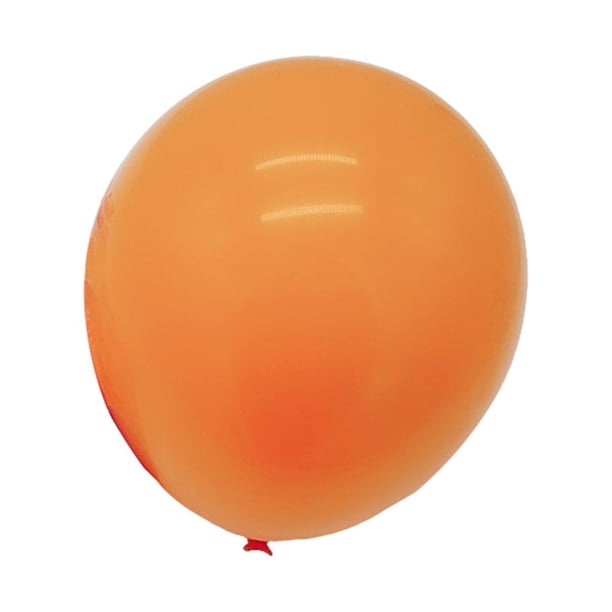 Bewildely 1 Juego de globos de fiesta, adornos redondos para fiestas, decoraciones de cumpleaños, suministros creativos para bodas para el Kits de decoración para fiestas Naranja
