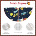 thumbnail image 3 of Haiem Funny Spaceships Pattern Christmas Tree Skirt Merry Christmas Party Christmas Tree Decoration,New Year Decorations-36", 3 of 6