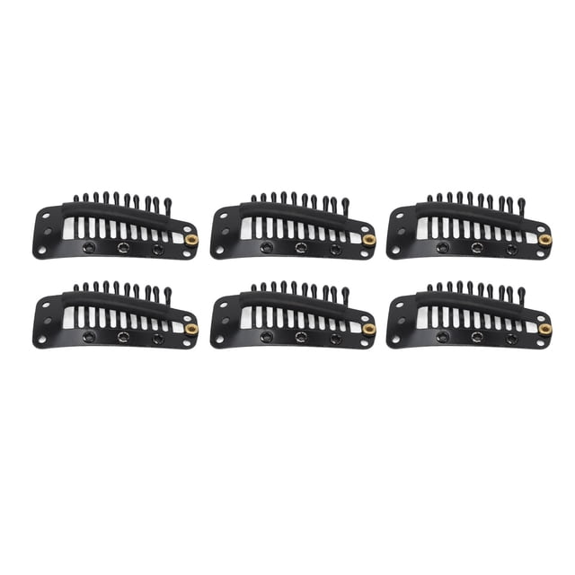 Teeth Hair Extension Clips,100pcs Hair Extension Clips Teeth Wig Clips Wig Snap Clips Revolutionary Design