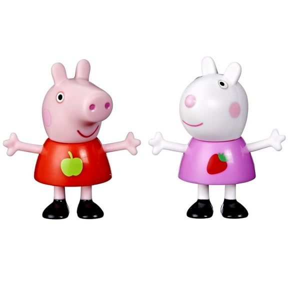 Peppa Pig Toys Peppa's Best Friends Peppa Pig and Suzy Sheep 2-Pack, 3-Inch Scale Preschool Toy