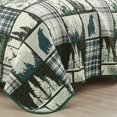 thumbnail image 3 of 3 Pcs Cabin Lodge Rustic Country Bear Quilt Bedspread Set 22672, 3 of 6