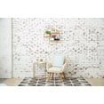 thumbnail image 3 of Trinity Sky Geometric Pattern Woven Accent Throw Pillow, 18" x 18", 3 of 6