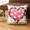 thumbnail image 4 of Valentine's Day Linen Pillowcase Home Sofa Cushion Pillowcase Multicolor, 4 of 6