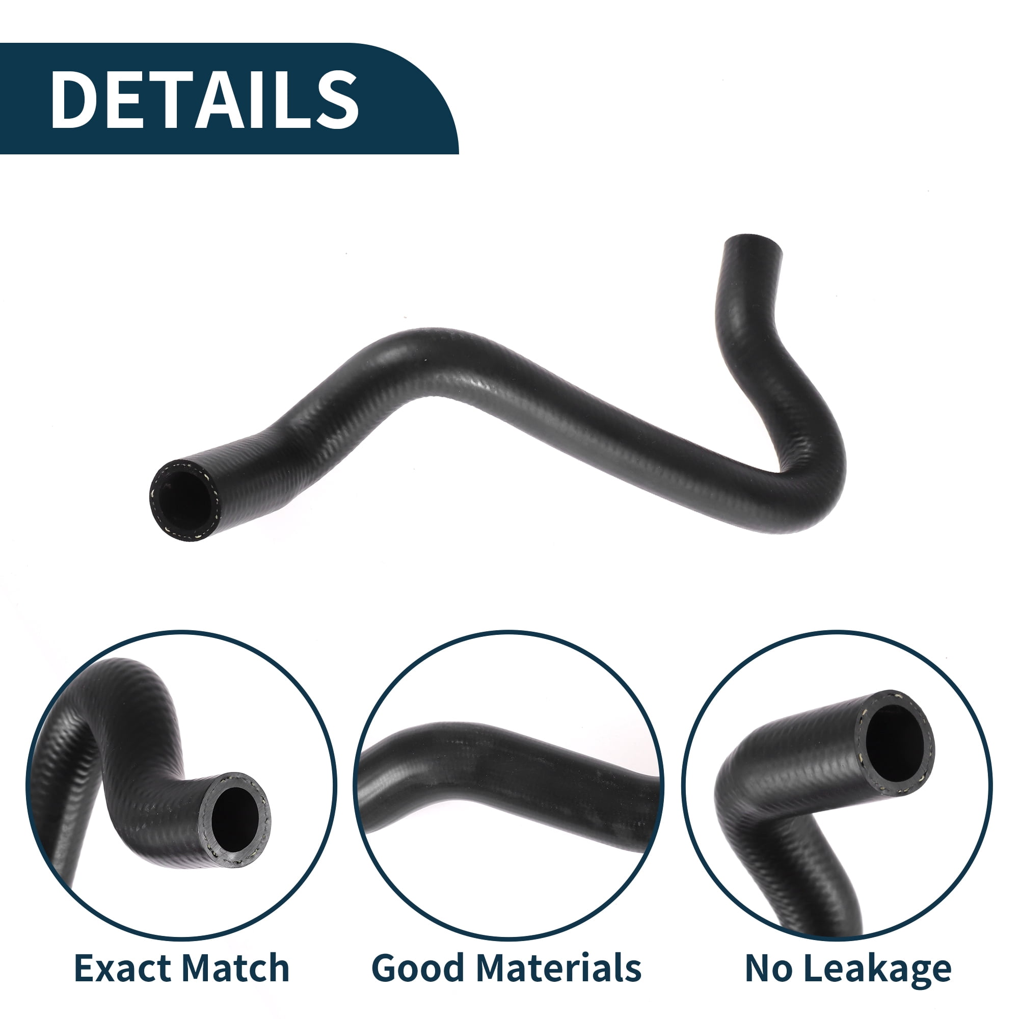 Unique Bargains Coolant Radiator Hose Rubber Pipe for Volvo XC90 2007 30792244