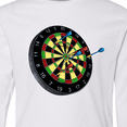 thumbnail image 4 of Inktastic Dart Board Long Sleeve Youth T-Shirt, 4 of 5