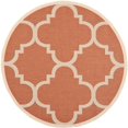 thumbnail image 1 of Safavieh Courtyard Tapis d'Intérieur/extérieur en Terre Cuite - Rond 5 Pieds3 Pouces, 1 of 4