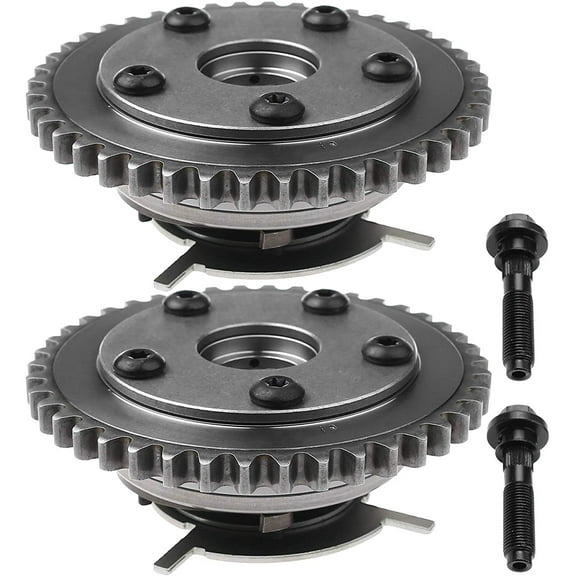 A-Premium Engine Variable Valve Timing Camshaft Phaser Gear Compatible with Ford Expedition Explorer F-150 250 Mustang 4.6L 5.4L 2-PC Set
