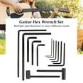 thumbnail image 4 of Hex Wrench Kit, 13 Pieces Metal Material Guitar Wrench Set Easy Operation  For Instrument Adjustment, 4 of 8