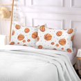 thumbnail image 5 of Adorable Basketball Plush Pillow Cases Standard Size Ultra Soft Warm Pillowcases with Zipper 20"x26", 5 of 9