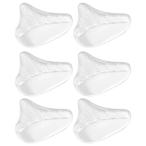 3 pares de cojines del antepié los almohadillas de absorción de golpes del antepié Accesorios para zapatos