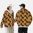 thumbnail image 4 of Lsque Chocolate Plaid Sunflower A UPF 50+ Lightweight Sun Protection Men's Women's Long Sleeve Shirt, Hoodie Performance -X-Large, 4 of 9