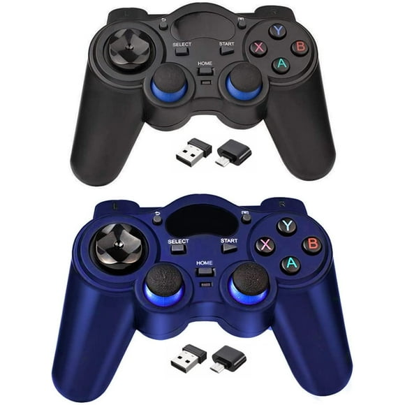 USB 2.4G Wireless Game Controller 2 Pack for PC/Laptop Computer (Windows XP/7/8/10)/ Android / PS3 & Steam Joystick Gamepad for pc Games Controller C