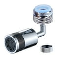 thumbnail image 1 of Universal Extension Faucet Splash Spray Head 1080 Degree Rotating Washbasin Tap Splash Aerator Robot Faucet Arm Filter Faucets ,Easy to Install, 1 of 7