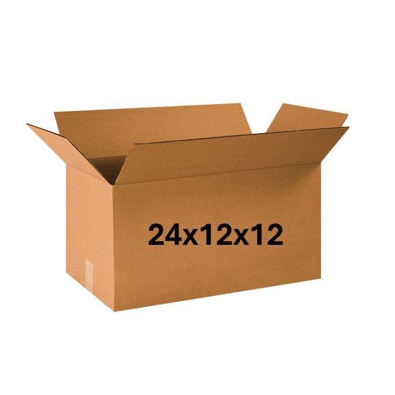 24x12x12 (200 lb strength) | SINGLE CARDBOARD BOX