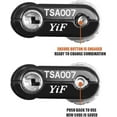thumbnail image 4 of TSA Approved Luggage Travel Lock, Set-Your-Own Combination Lock for School Gym Locker, Luggage Suitcase Baggage Locks, Filing Cabinets, Toolbox, Case (Black, 4 Pack), 4 of 6
