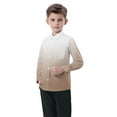 thumbnail image 4 of Jamicy Soft Shirts for Boys Long Sleeve Button Down Casual Dress Shirt for Kids Fashion Cute Gradient Print Long Sleeves Casual School Uniform Top Shirt, 4 of 7