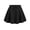 Black, variant on Girls Casual Summer Skirts with Bow Solid Color Athletic Skirt Kids Comfortable Stretchy A Line Pleated Tennis Golf Skater Skirts(Navy,3-4 Years)