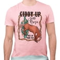 thumbnail image 2 of Giddy up Jingle Horse Shirt Unisex Large Pink, 2 of 5