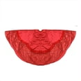 thumbnail image 2 of Northlight 60" Red Velvet Damask Sequin Embroidered Poinsettia Trimmed Scalloped Edge Christmas Tree, 2 of 4