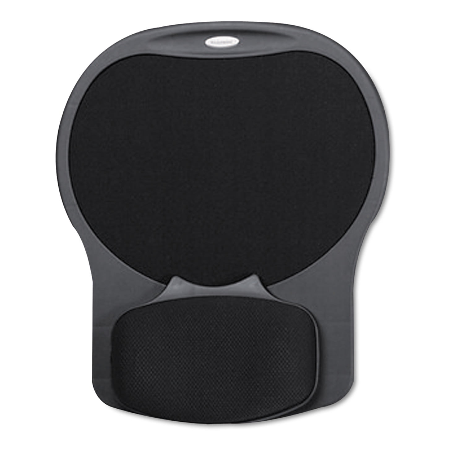 Fellowes Easy Glide Gel Mouse Pad w/Wrist Rest, 10 x 12 X 1 1/2, Black