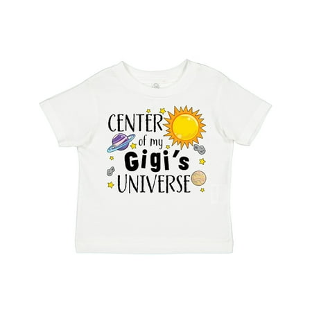 

Inktastic Center of My Gigi s Universe Gift Toddler Boy or Toddler Girl T-Shirt