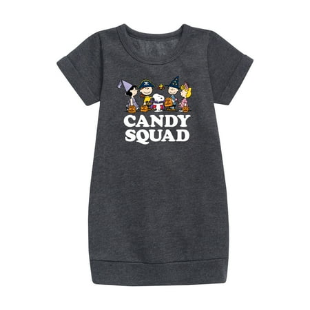 

Peanuts - Candy Squad - Toddler And Youth Girls Fleece Dress