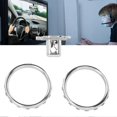 thumbnail image 4 of Decorative Accent Rings for Xbox Elite Series 2 Controller Matte Chrome Switch Buttons Replacement Parts Silver, 4 of 5