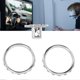 thumbnail image 4 of Decorative Accent Rings for Xbox Elite Series 2 Controller Matte Chrome Switch Buttons Replacement Parts Silver, 4 of 5