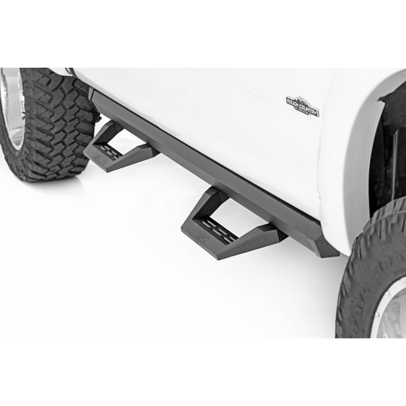 Rough Country SRX2 Adjustable Aluminum Steps for 15-23 Ford F-150 - 51008A Fits select: 2015-2022 FORD F150, 2017-2022 FORD F250