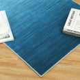 thumbnail image 3 of GlowSol 2x3 Small Ombre Area Rug Modern Doormat Non-Slip Low Pile Washable Door Mat for Kitchen Entryway, Blue, 3 of 6