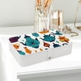 thumbnail image 6 of Arabic Teapot Portable PU Leather Jewelry Organizer Display Case with Removable Compartment, Earring Holder, and Jewelry Stand, 6 of 6