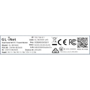 GL.iNet GL-BE3600(Slate 7) Portable Travel Router, Pocket-Sized Dual-Band Wi-Fi 7 Travel 2.5 Gigabit Router, OpenVPN&Wireguard for Public, Hotel Wi-Fi Use, Suitable for Business/Cruise/RV/Plane/Hotel